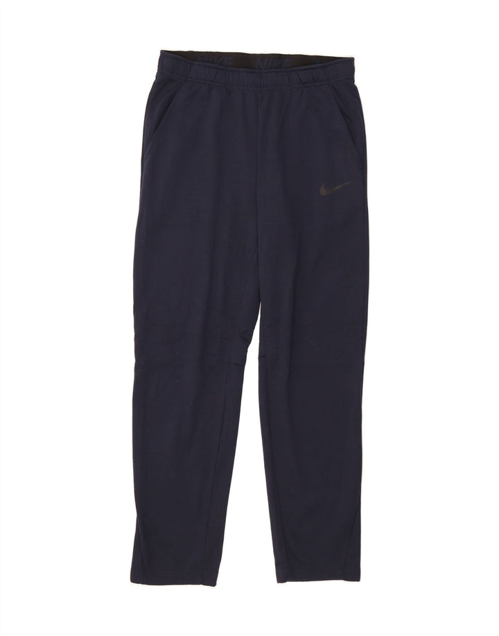 NIKE Mens Dri Fit Standard Fit Tracksuit Trousers Large  Navy Blue Vintage Nike and Second-Hand Nike from Messina Hembry 