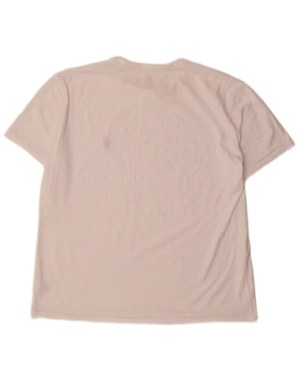 Polo Ralph Lauren Herre T-shirt Top Medium Hvid Bomuld