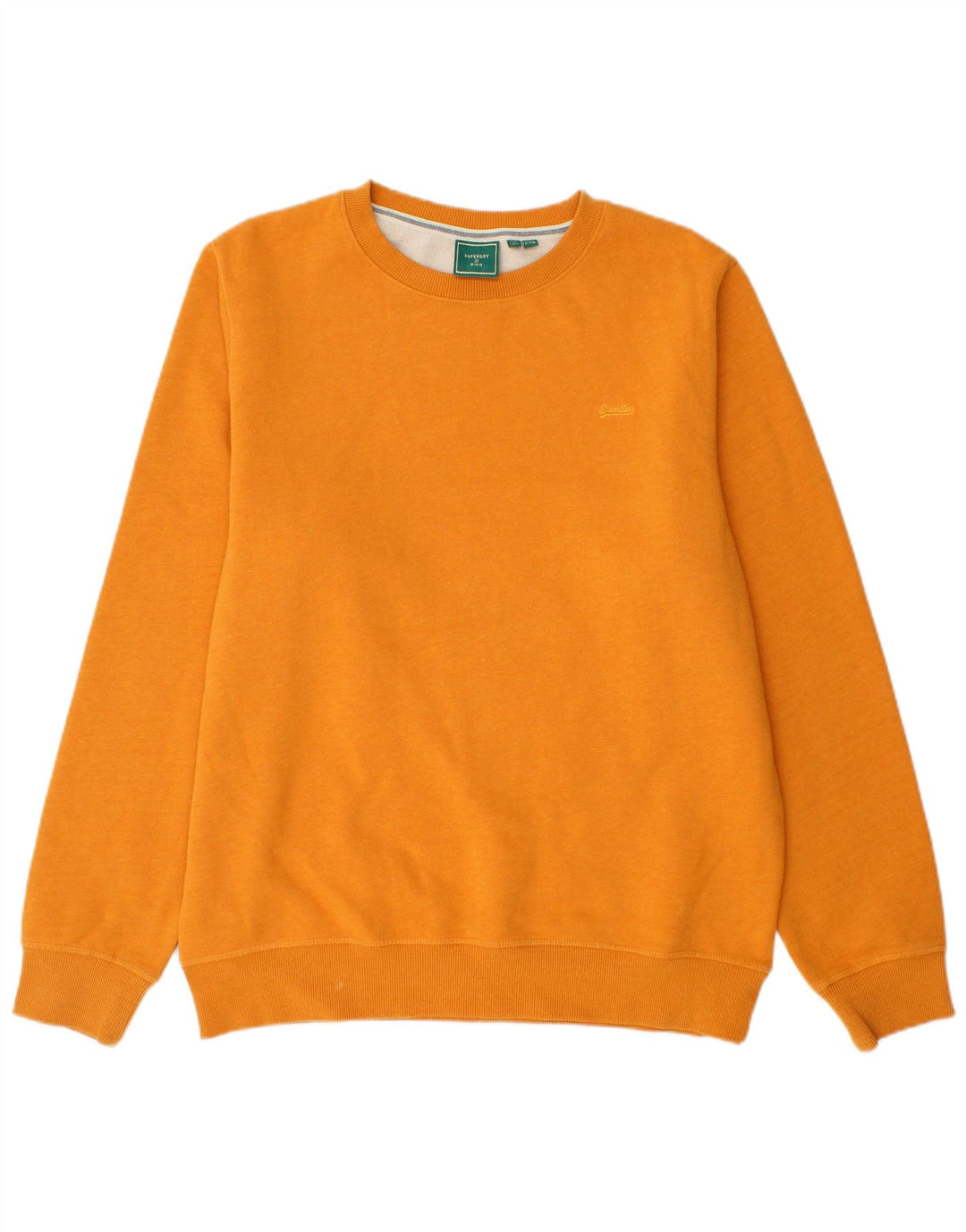 SUPERDRY Sweatshirt til mænd 2XL Gul bomuld