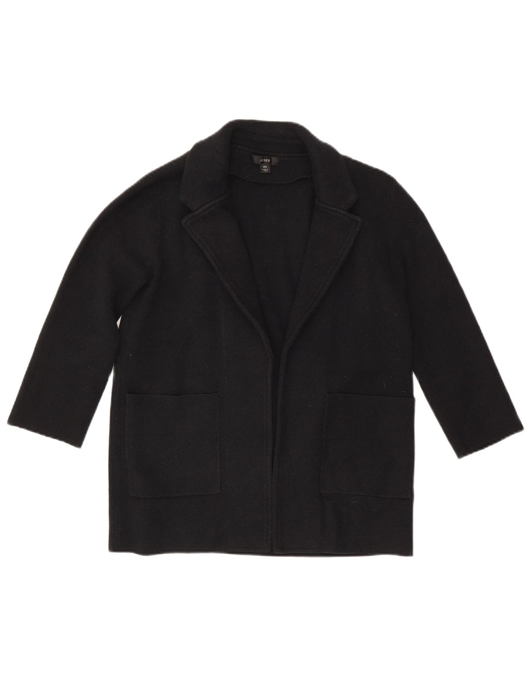 J. Crew Dame Oversized 3/4 Ærmet Blazer Jakke UK 6 XS Navy Blue