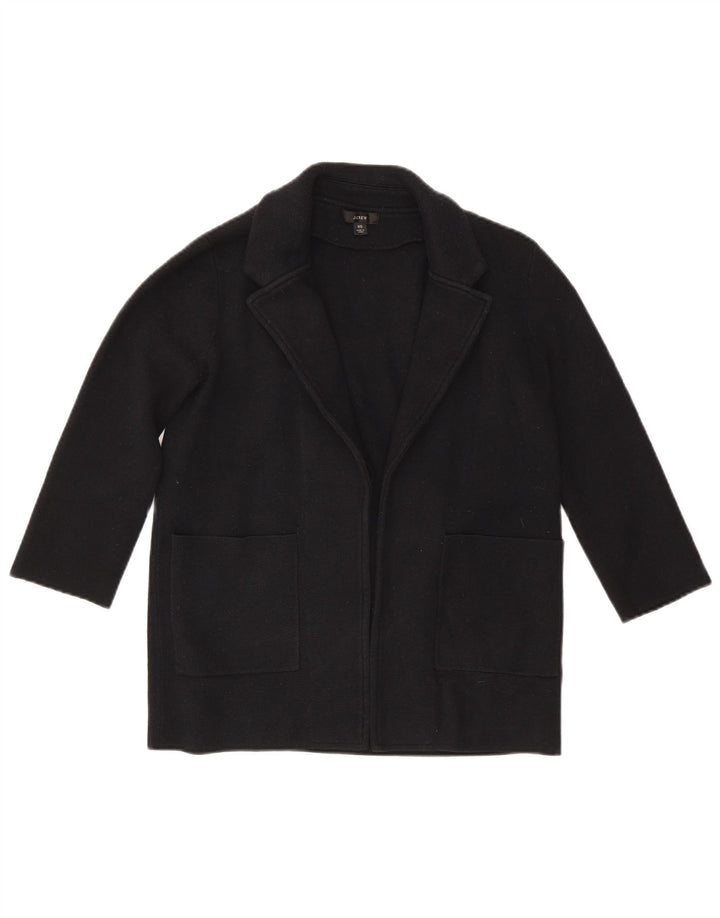 J. Crew Dame Oversized 3/4 Ærmet Blazer Jakke UK 6 XS Navy Blue