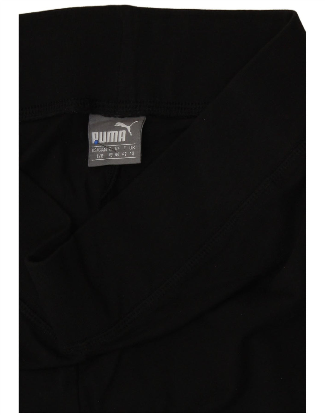 Puma Kvinders Grafiske Leggings UK 14 Stor sort bomuld