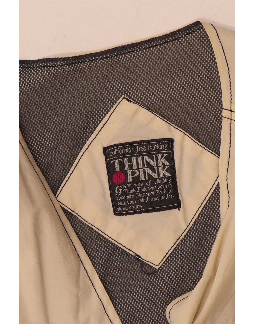 Think Pink Herre Utility Gilet UK 42 XL Beige