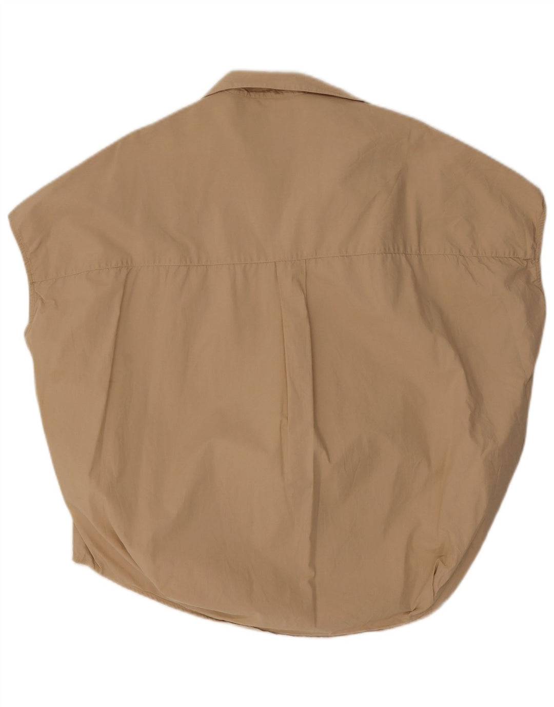 French Connection Dame Ærmeløs Oversized bluse Top UK 14 Medium Beige