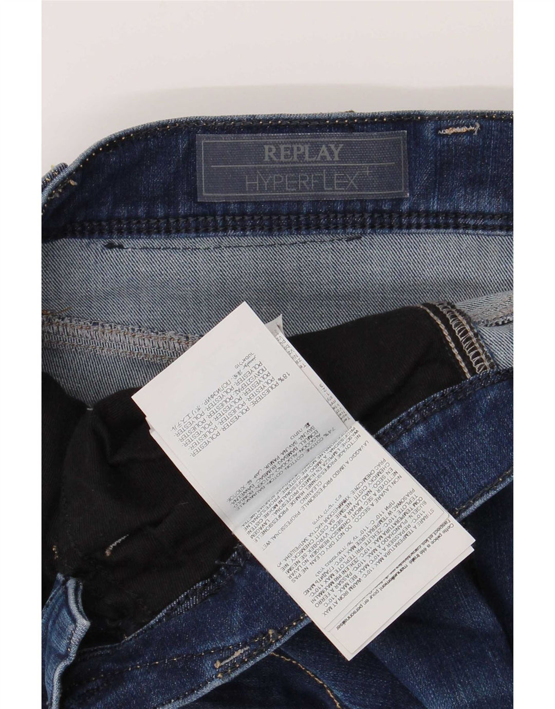 Replay Herre Slim Jeans W28 L30 Blå Bomuld