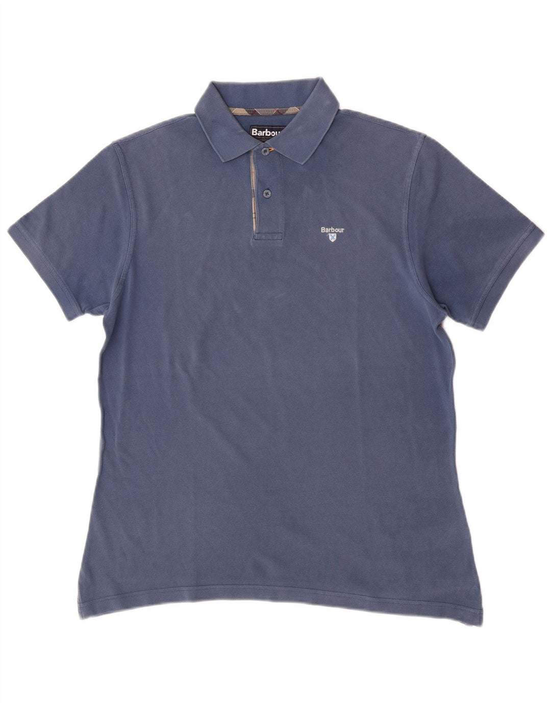 Barbour herre poloskjorte stor blå