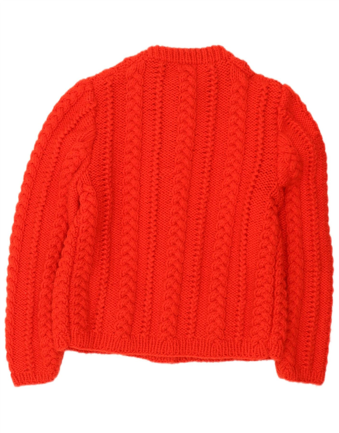 Vintage dame cardigan sweater UK 14 Medium Rød