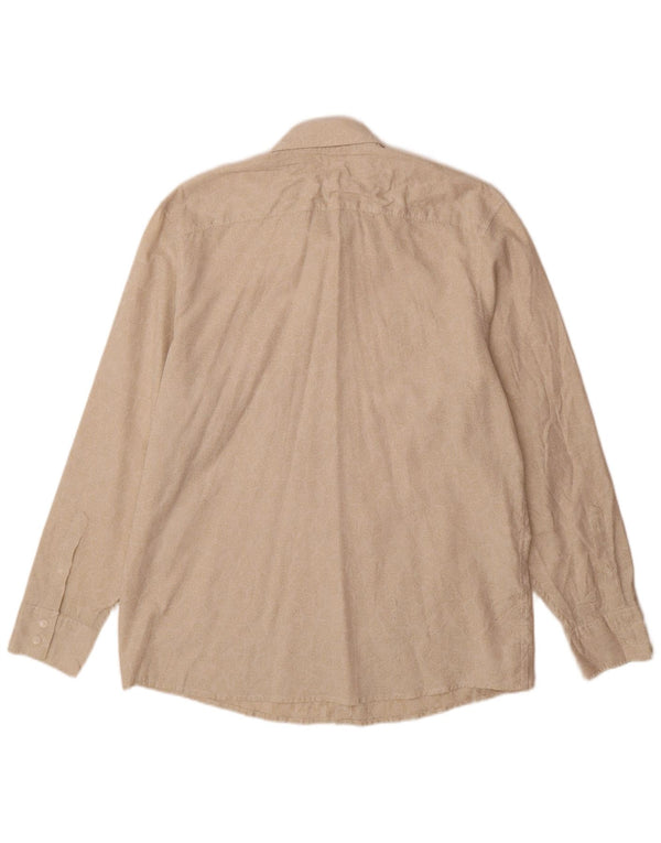 Calvin Klein Herreskjorte XL Beige Paisley Bomuld