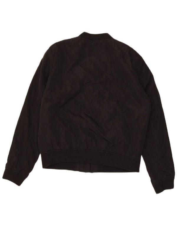 Levi's Womens Bomber Jacket UK 14 Medium Black Polyester
