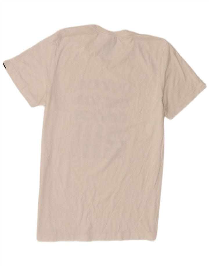 Adidas Grafisk T-shirt top til mænd Medium hvid bomuld