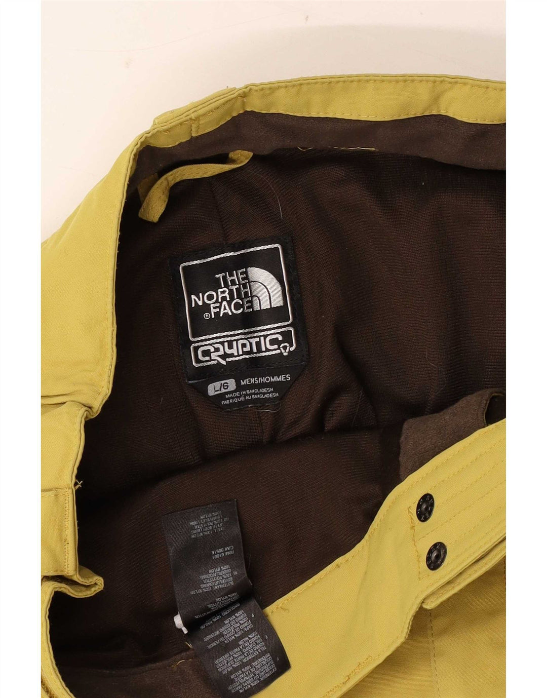 The North Face Herre Cargo Skibukser store gule nylon