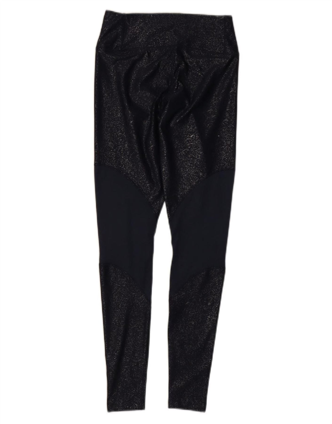 Nike Dame Leggings UK 4 XS Marineblå Colourblock Polyester