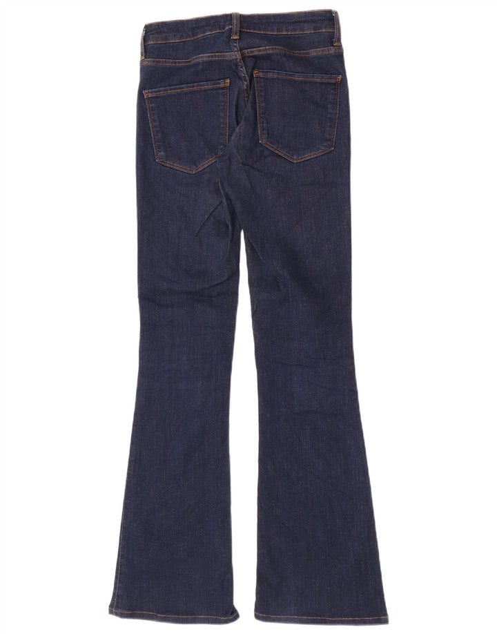Zara Dame Flared Jeans EU 34 2XS W24 L31 Marineblå