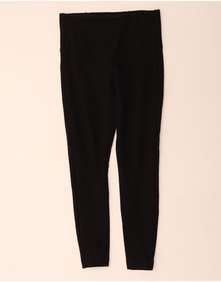 MARKS & SPENCER Leggings til kvinder UK 12 Medium Black Viscose