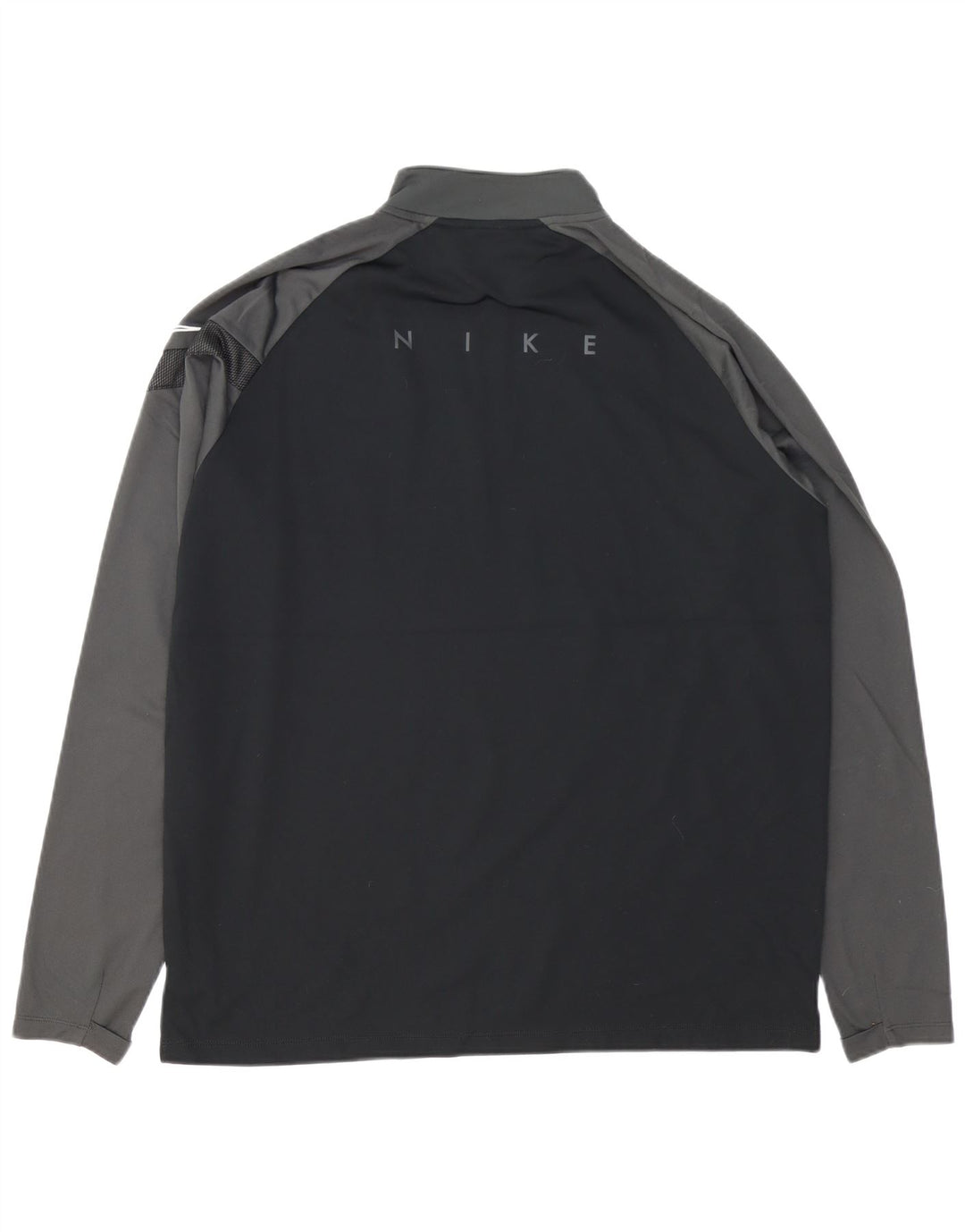 NIKE Herre Dri Fit Grafisk Pullover Træningsdragt Top XL Sort Colourblock