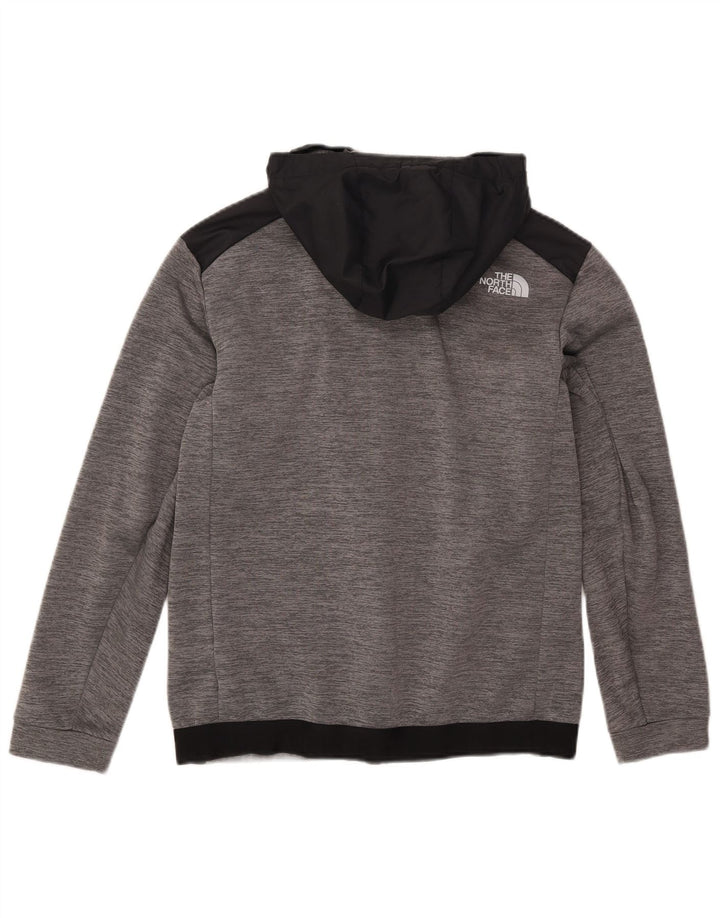 The North Face Herre hættetrøje med lynlås lille grå farveblok polyester