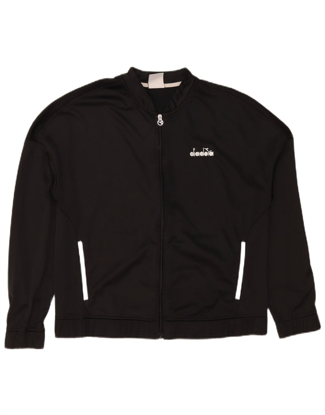 Diadora Boys Træningsdragt Topjakke 15-16 År Stor Sort Polyester