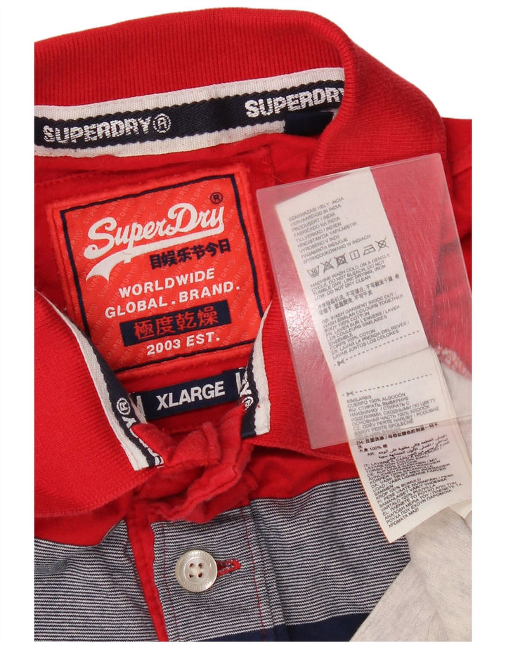 Superdry Polo Shirt til mænd XL Flerfarvet Colourblock Bomuld