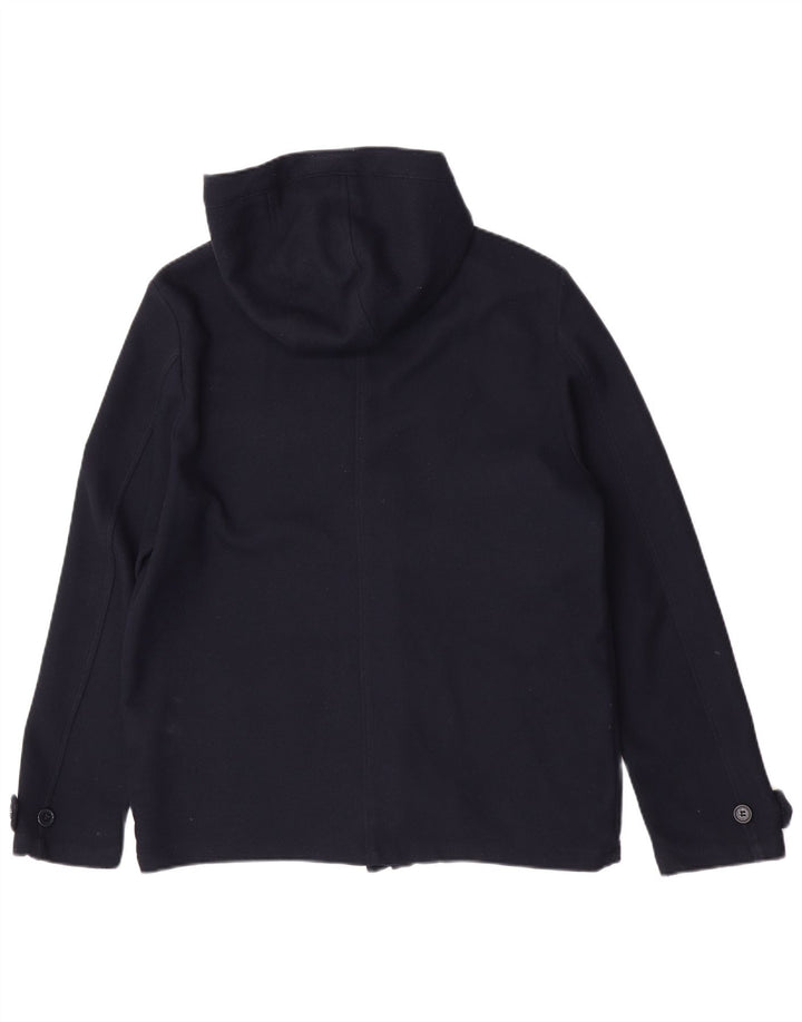 Harmont & Blaine Herre Hooded Utility Jacket UK 40 Large Navy Blue Polyester