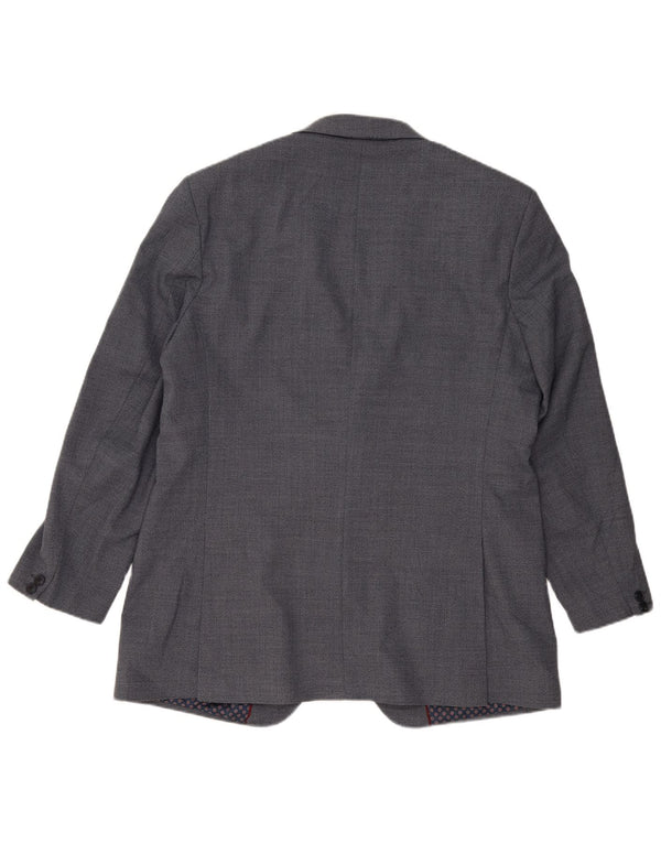 Marks & Spencer Herre 2-knaps blazerjakke UK 44 XL Blå Polyester