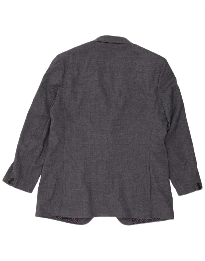 Marks & Spencer Herre 2-knaps blazerjakke UK 44 XL Blå Polyester