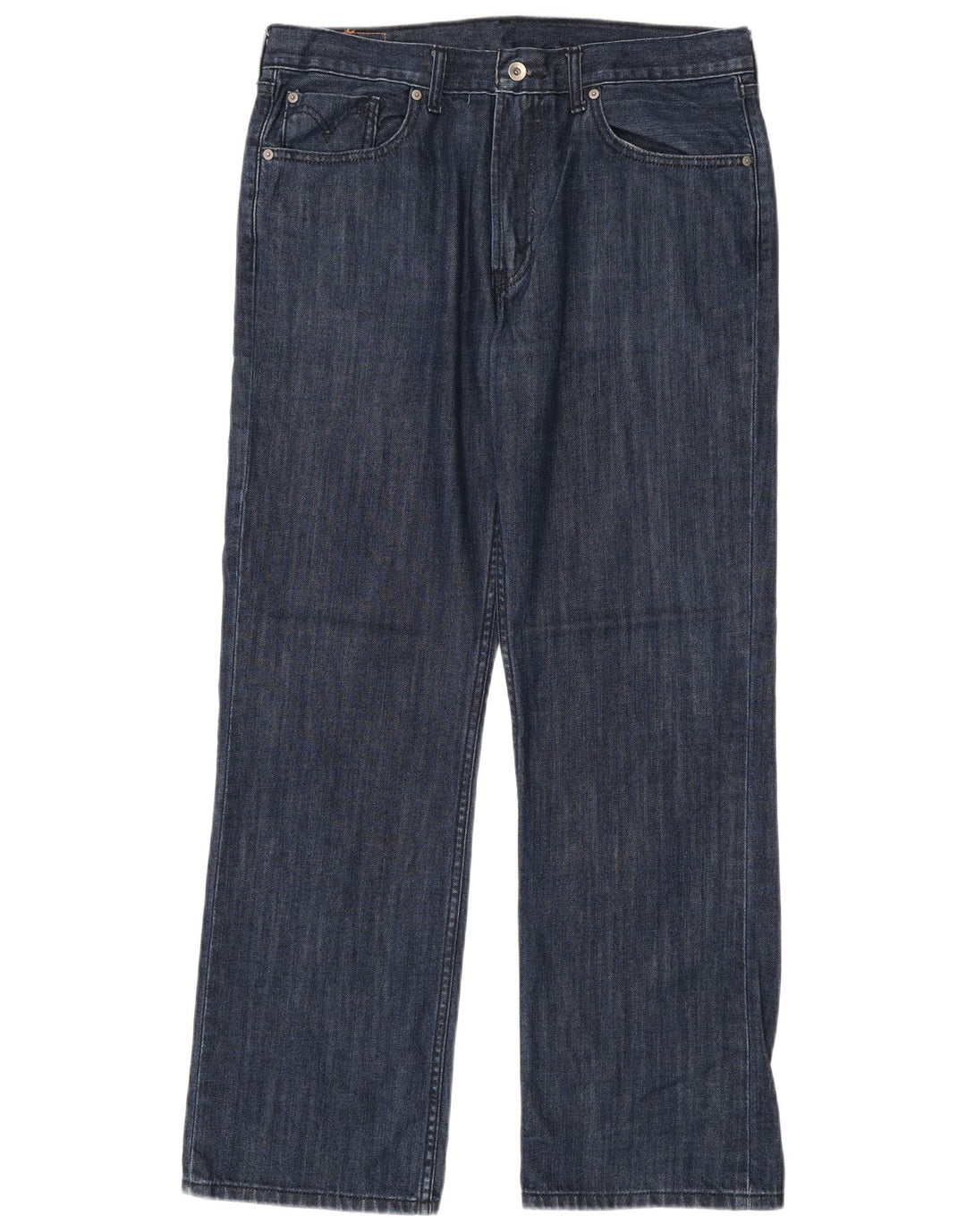 Levi's herre 506 lige jeans W36 L32 marineblå bomuld