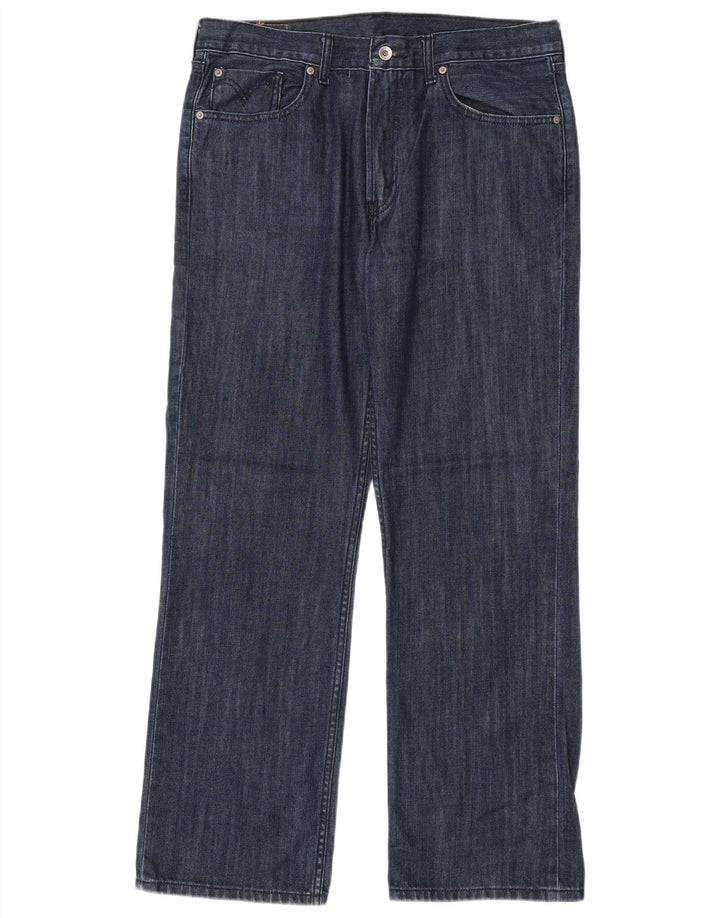 Levi's herre 506 lige jeans W36 L32 marineblå bomuld