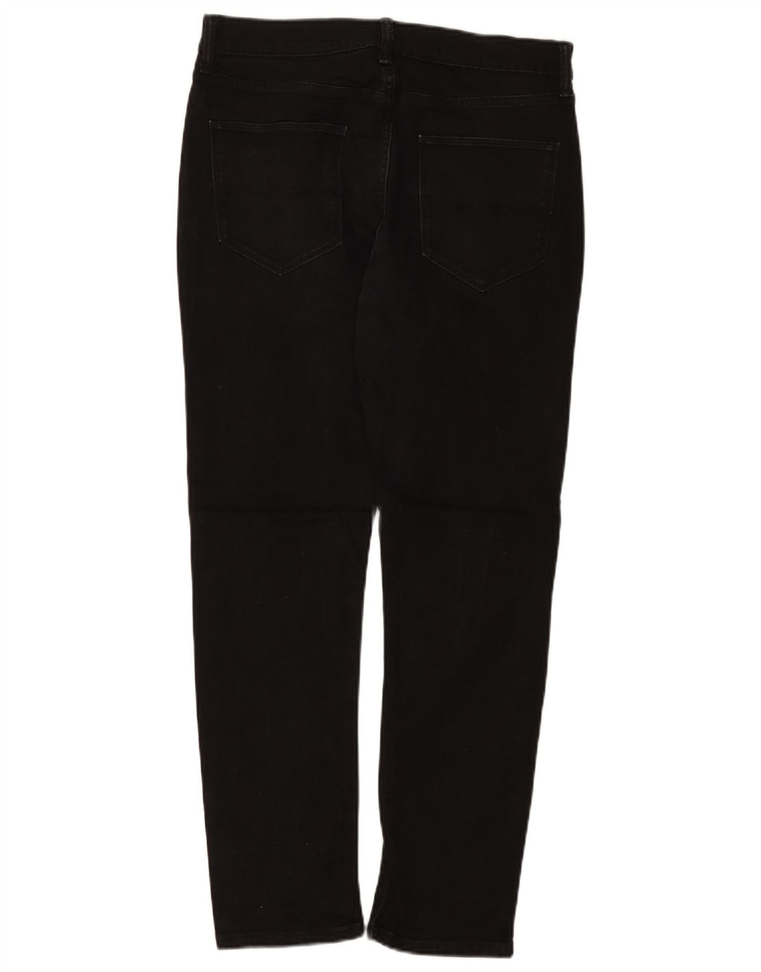 Marks & Spencer Herre Regular Slim Jeans W32 L31 Sort Bomuld