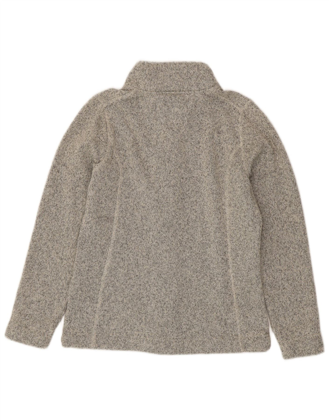 Rohan Dame Cardigan Sweater UK 10 Small Grå Flecked Polyester