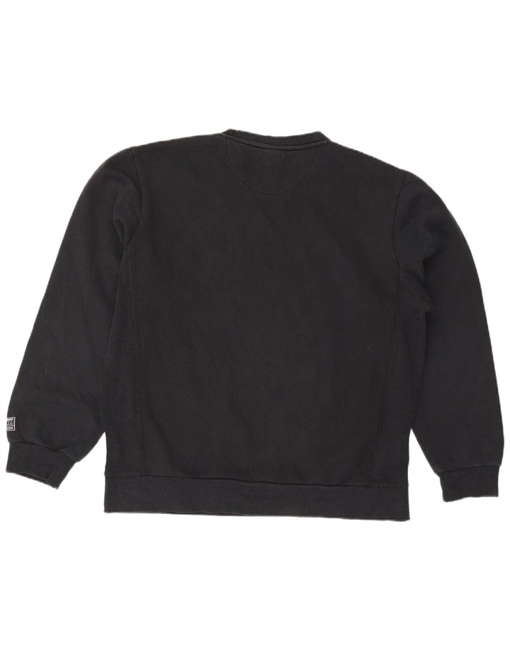 Puma Herre Grafisk Sweatshirt Jumper Stor Sort Bomuld