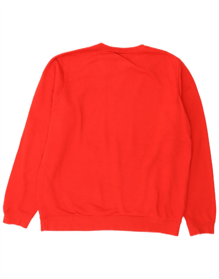Nike Sweatshirt Jumper XL til mænd, rød bomuld