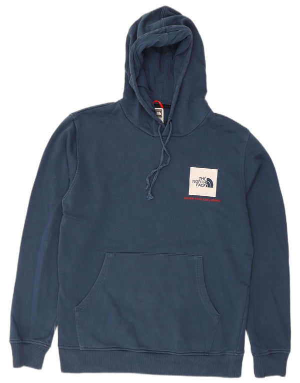The North Face Herre grafisk hættetrøje Jumper Medium Blue Bomuld