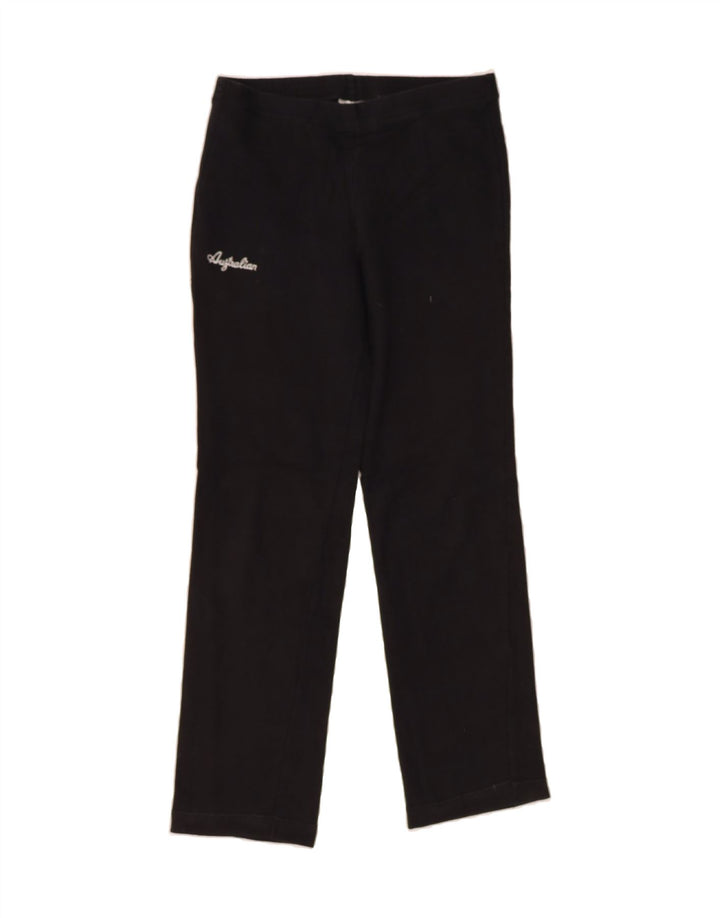 AUSTRALIAN L'ALPINA Womens Tracksuit Trousers IT 42 Medium  Black Vintage AUSTRALIAN L'ALPINA and Second-Hand AUSTRALIAN L'ALPINA from Messina Hembry 