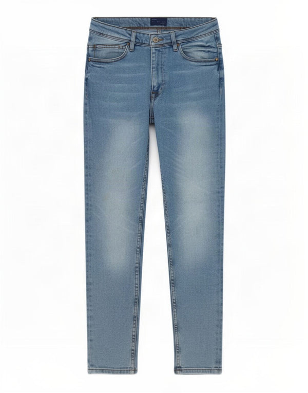 Zara Herre Slim Jeans EU 44 Large W34 L29 Blå