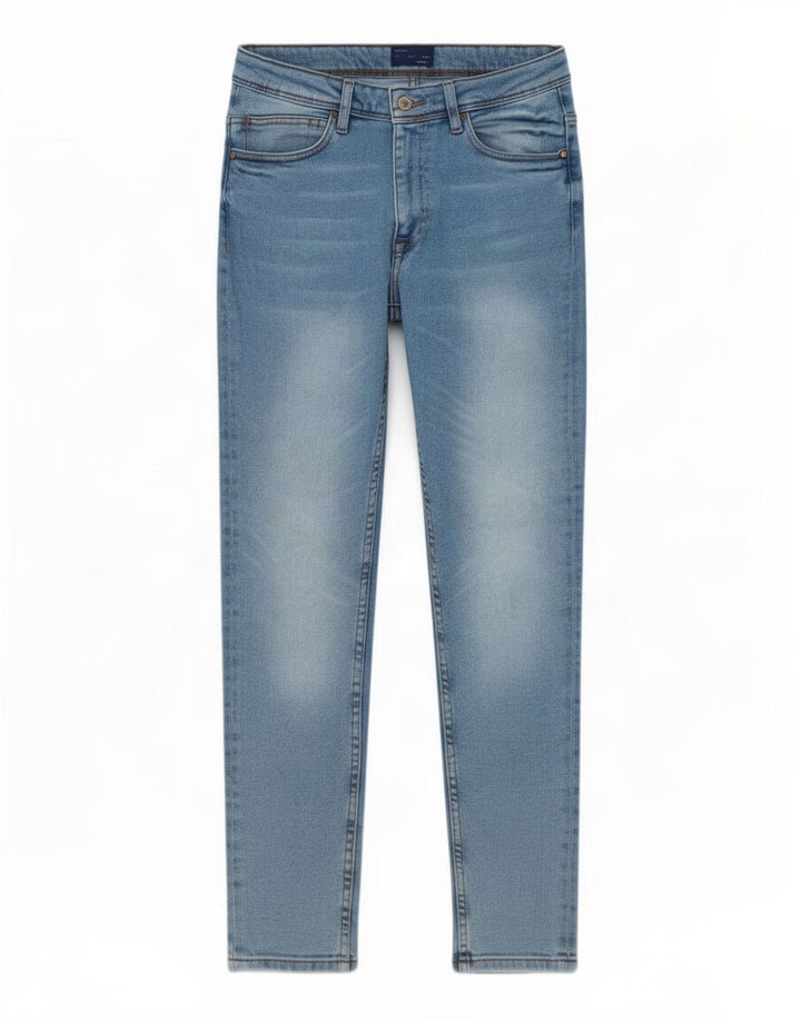 Zara Herre Slim Jeans EU 44 Large W34 L29 Blå