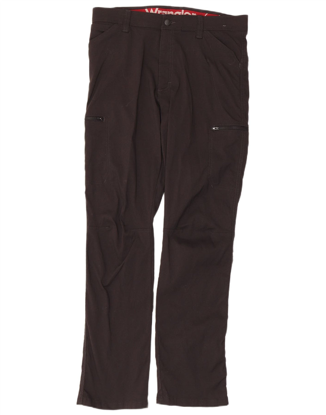 Wrangler Straight Cargo bukser til mænd W34 L32 sort nylon