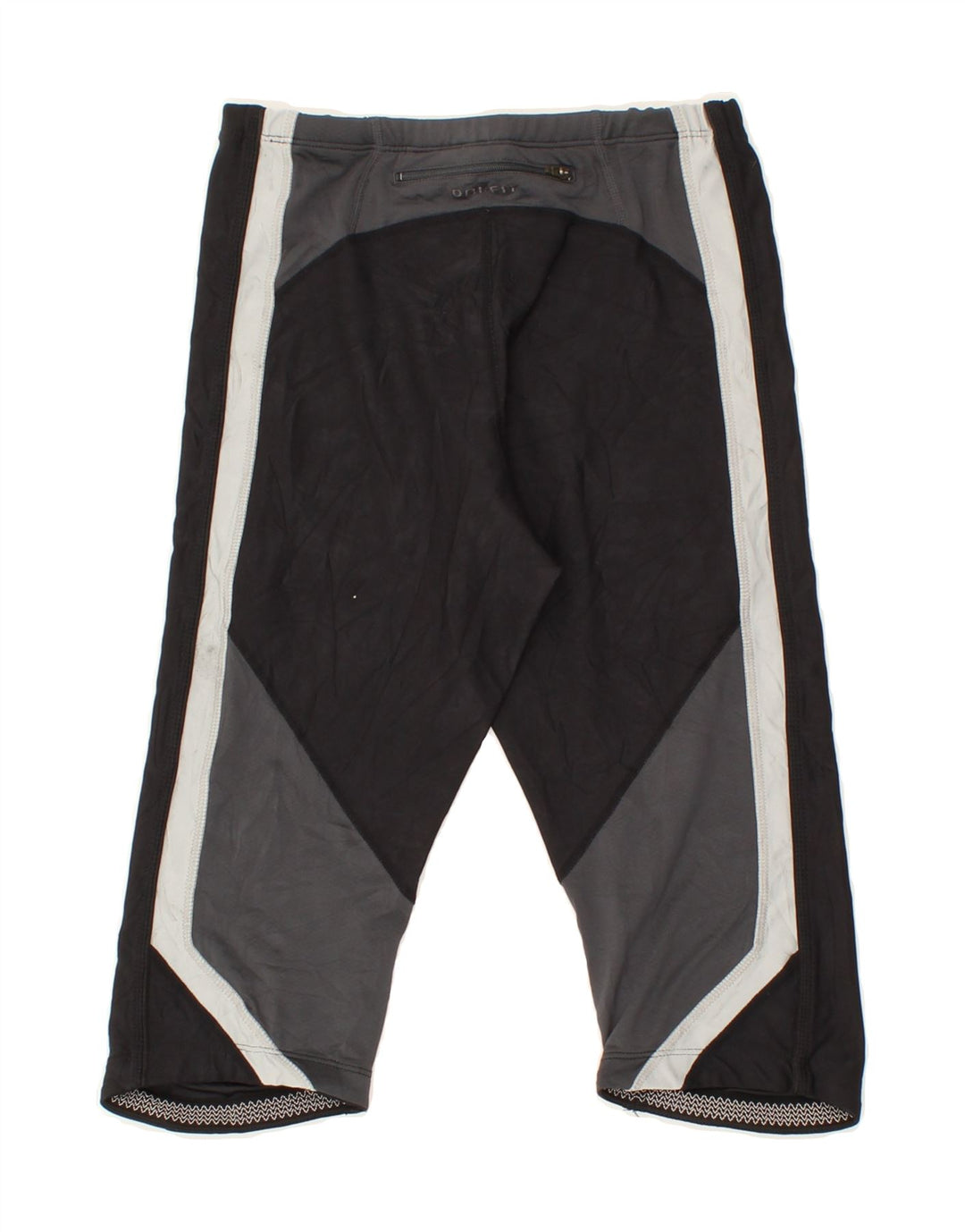 NIKE Womens Capri Tracksuit Trousers UK 10/12 Medium Black Colourblock Vintage Nike and Second-Hand Nike from Messina Hembry 