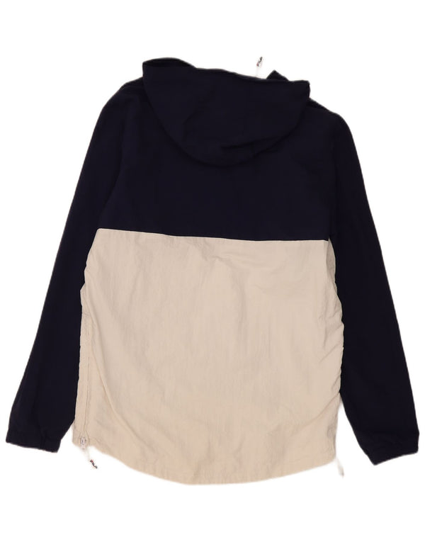 Fila Herre Hættetrøje Regnjakke UK 36 Small Navy Blue Colourblock