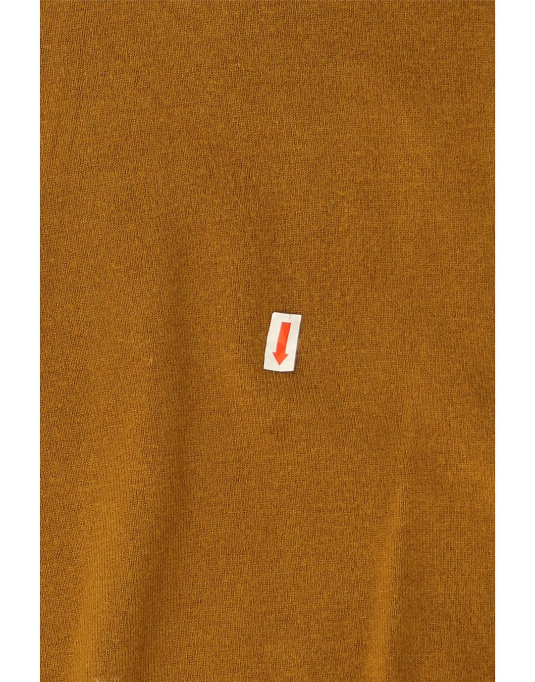 Zara Herre sweater med rund hals, medium gul viskose