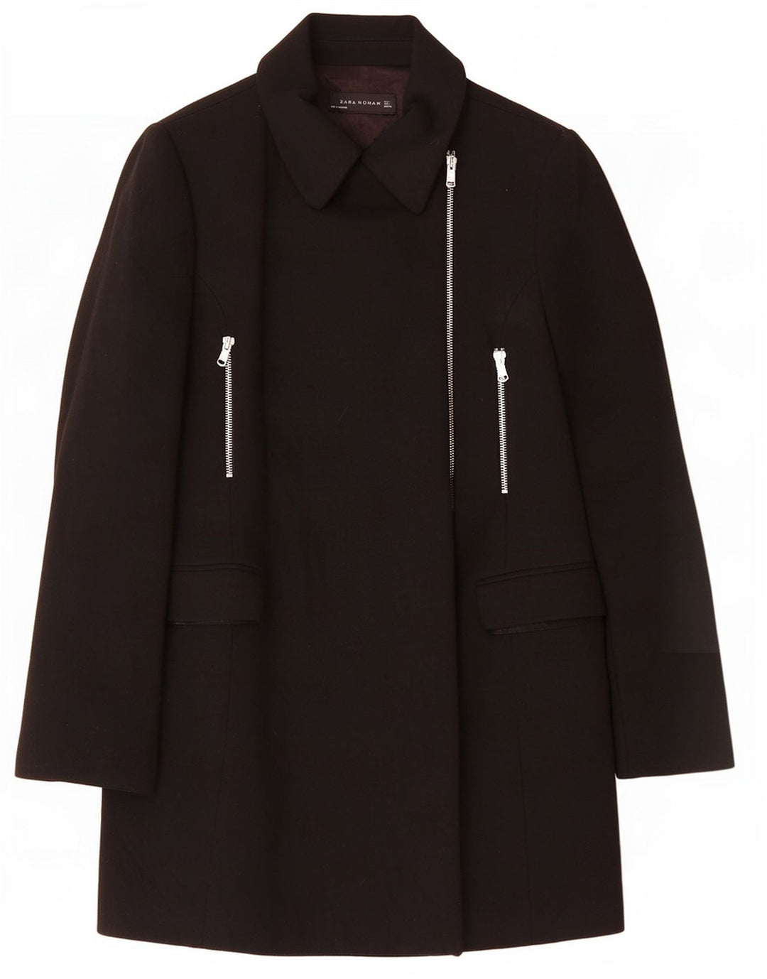 Zara Dame Overfrakke UK 14 Large Sort