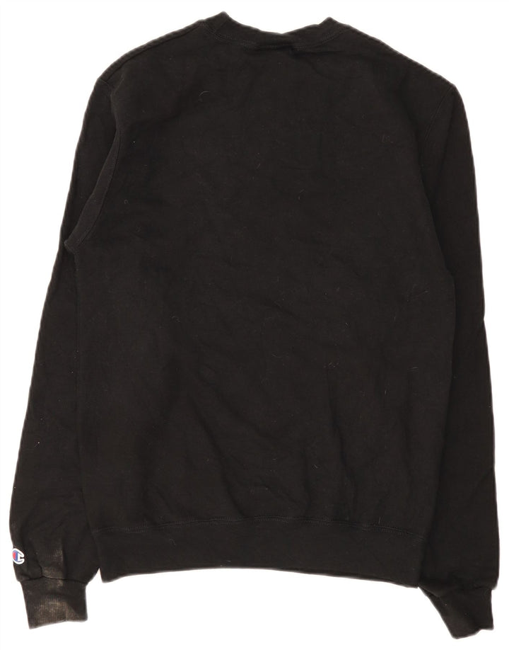 Champion Herre Grafisk Sweatshirt Jumper lille sort bomuld