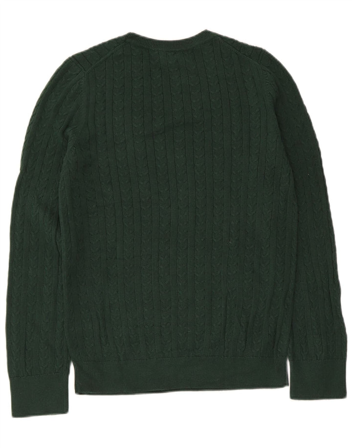 Tommy Hilfiger Dame sweater med rund hals DK 14 Medium Grøn
