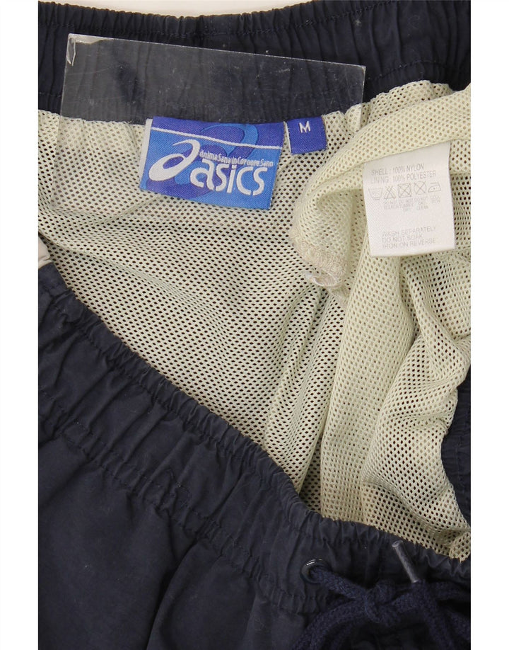 Asics Herre Sportshorts Medium Navy Blue Colourblock Nylon