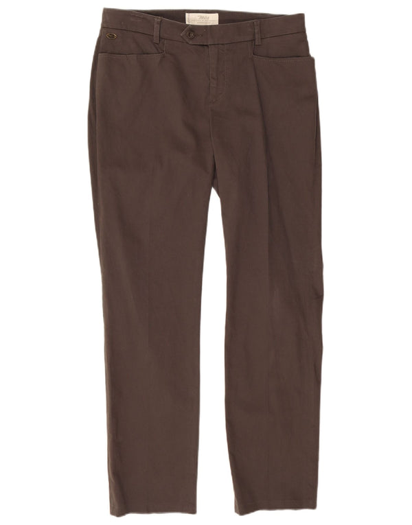 Marlboro Classics Dame Casual Bukser UK 12 Medium W30 L28 Grå Bomuld