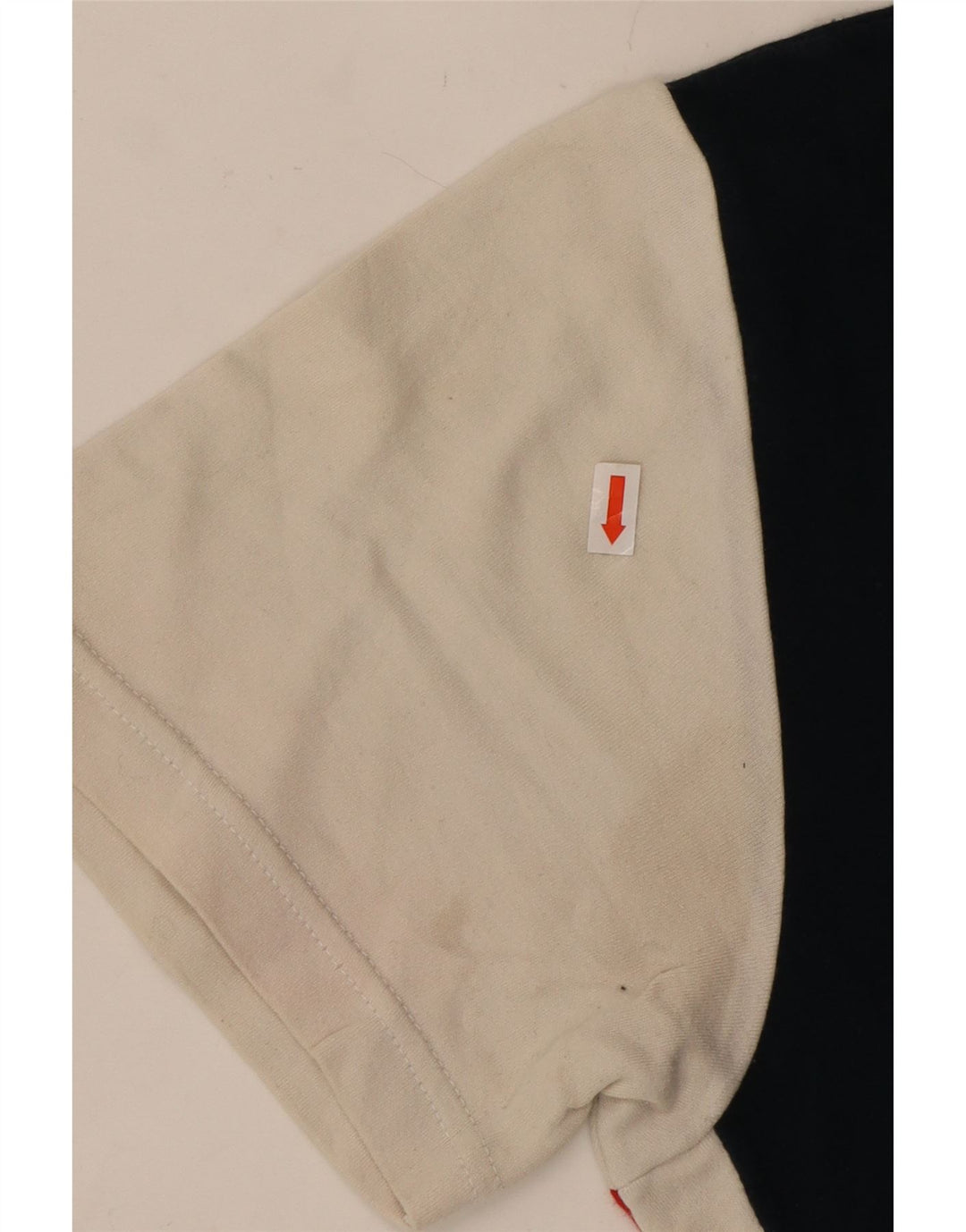 CHAMPION Grafisk T-shirt top til kvinder UK 18 XL Marineblå Colourblock Bomuld