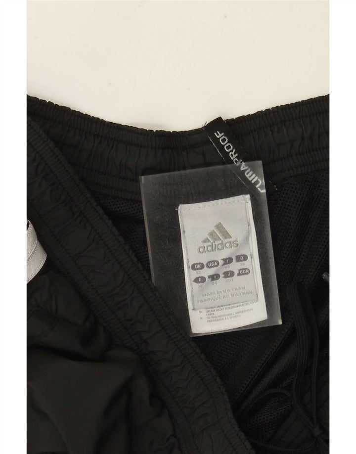 ADIDAS klimasikre træningsdragtsbukser til kvinder UK 12 mellemgrå polyester