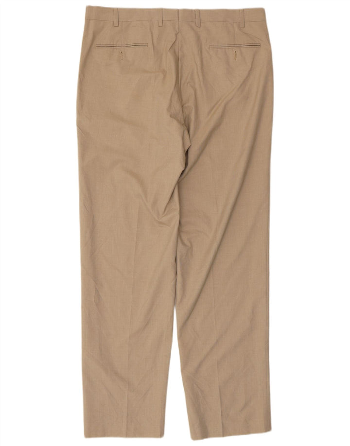 CHAPS Lige jakkesæt til mænd W36 L32 Beige Polyester