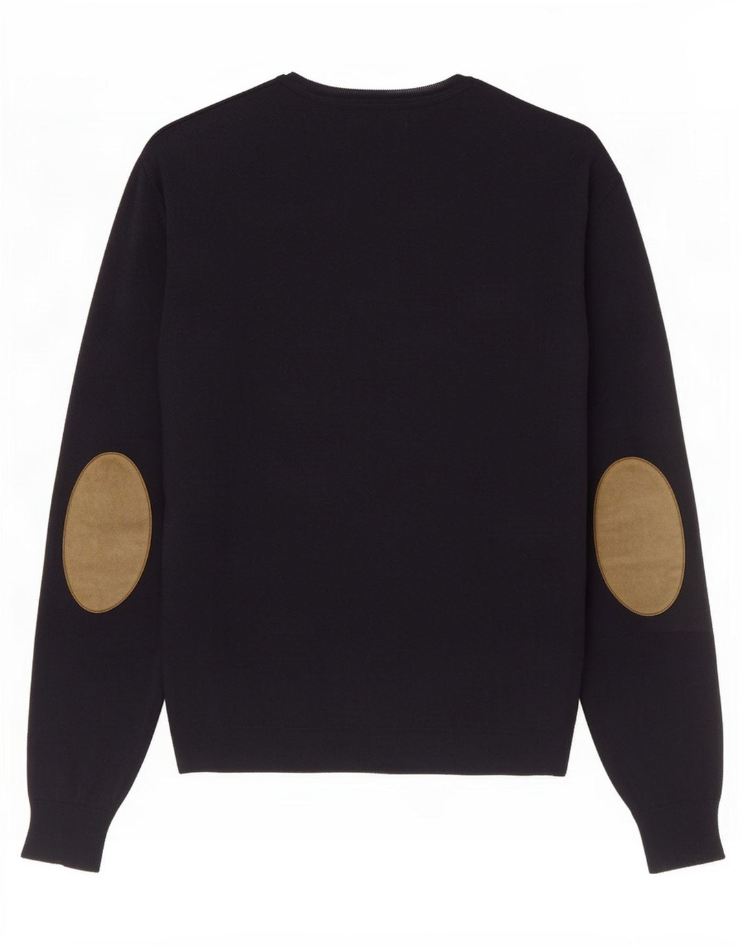 Massimo Dutti dame sweater med rund hals, medium marineblå bomuld