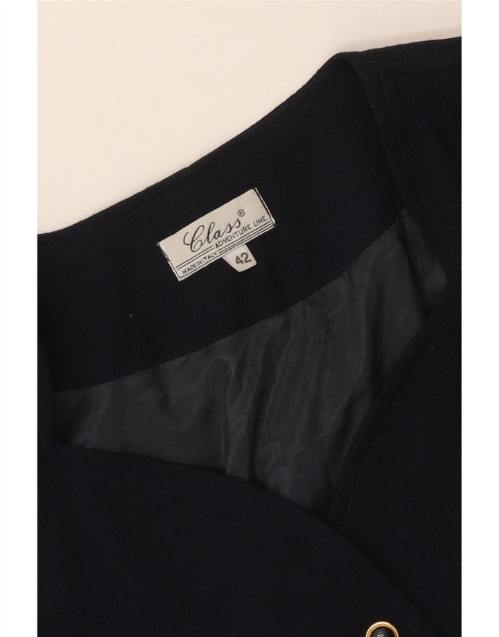 Klasse Dame 5-knaps 2-delt nederdelsæt IT 42 Medium W26 Marineblå