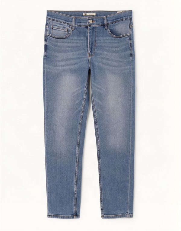 Zara Mens Slim Jeans EU 44 Large W34 L31 Blue Cotton